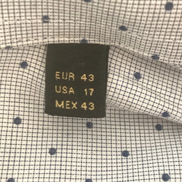 MASSIMO DUTTI MEN'S DRESS SHIRT SIZE 17 - Picture 4 of 8
